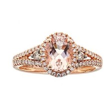 14K Rose Gold Morganit Und