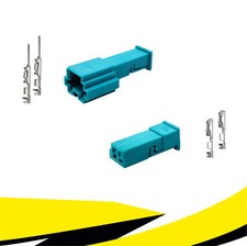 Buchse + Stecker 2-polig