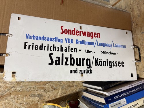 Zuglaufschild sonderwagen - zuglaufschild,