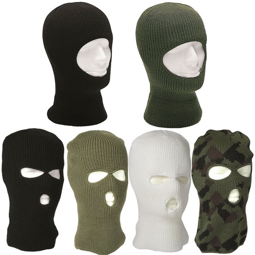 Balaclava polyacryl - bw,