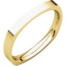 18K Gelbgold Über 2.5mm Hoch