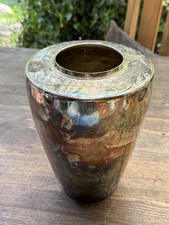 Vase versilbert konische form - versilbert,