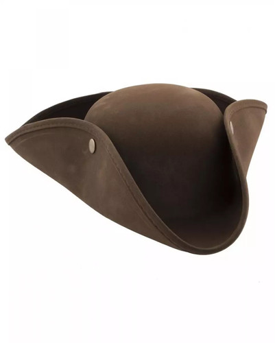 Piraten hut wildleder look - piraten, wildleder-look
