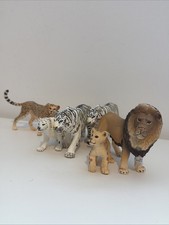 Schleich Tiere Dschungel Tiger Löwen Gepard Leopard Löwenbaby Wie Neu