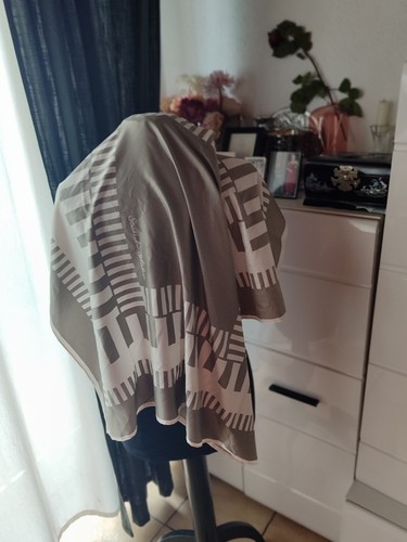Seiden vintage schal - seiden,