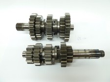 Kawasaki KX 250 F bj. 2009 - Getriebewellen Paar Getriebe Welle Zahnräder Motor