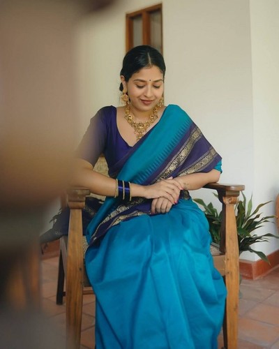 Hochzeits banarasi seide - seide, sari