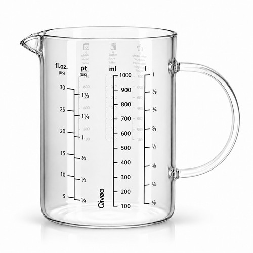 Messbecher glas - messbecher,