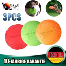 Frisbee Naturgummi Wurfscheibe Hundefrisbee Schwimmend Hundespielzeug Dog Disc