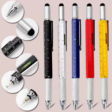 2 Multifunktionsstift Touchpen Kugelschreiber Schraubendreher Lineal Wasserwaage