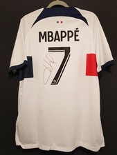 Kylian Mbappe - Paris Saint Germain Away Trikot -  2023/2024 - Signiert