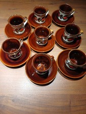 8x Set SMF Schramberg Bernau Kaffeetasse mit Untertasse TEE  Schramberg Becher