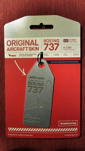 Aviationtag tag boeing 737 - tag,