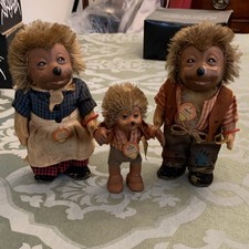 Steiff Mecki Hedgehog Family