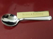ROBBE BERKING R&B ART DECO SAHNE - TASSEN LÖFFEL 925 STERLING SILBER BESTECK