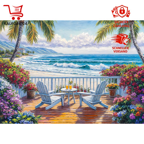 Puzzle 1000 teile seaside - 1000,