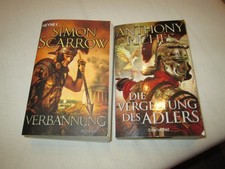 2 x Rom Anthony Riches Die Vergeltung des Adlers + Simon Scarrow Verbannung