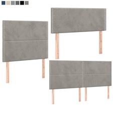 2er Set Bett Kopfteile Samt