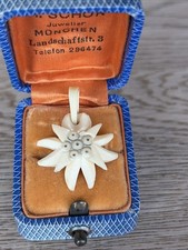 Anhänger Edelweiß Geschnitzt