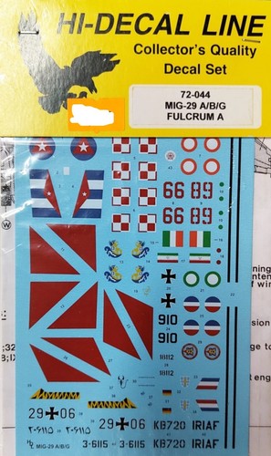 Decal line 044 - line, mig-29