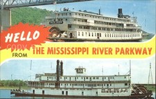 Dampfer Schaufelrad S.S. Mississippi S.S. Delta Queen 