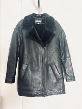 Maze Winter Lederjacke Mantel Oversized Blogger XS Neu