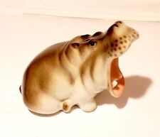 Flußpferd,Porzellan Figur, Lomonosov,russisches Porzellan