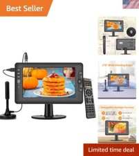 9-Inch Mini TV with Remote -