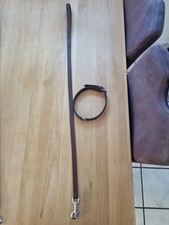 Lederhalsband mit passender Leine