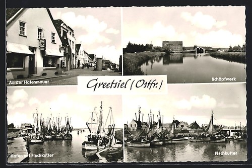 Ansichtskarte greetsiel - ansichtskarte,