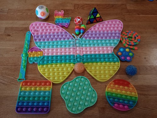 Fidget konvolut mit großem - fidget,
