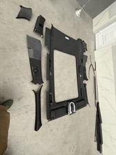 Porsche Cayenne 958 92A Schwarz Dachhimmel Verkleidung Abdeckung Panorama