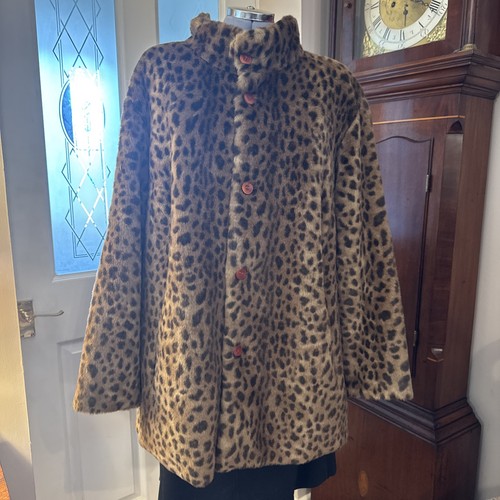Vintage kunstfell mantel - vintage, mantel/jacke