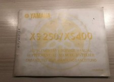 Yamaha XS250 XS400 Ergänzung Wartungsanleitung Reparatur Service Werkstatt
