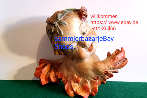 Antike engel holzstatue - engel,