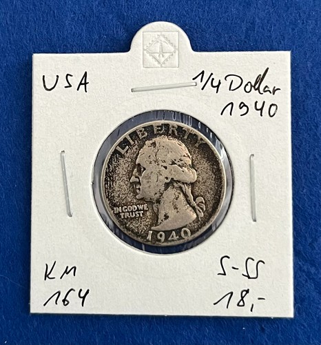 Usa quarter dollar 1940 - usa,