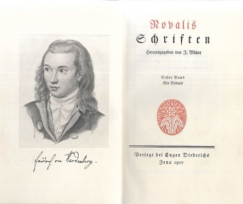 Novalis schriften eugen - ,