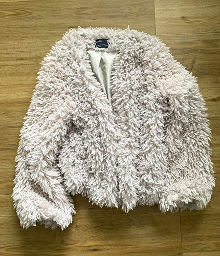 Bershka damen teddyjacke grau - bershka,