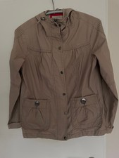 Damejacke, grau, mit Kapuze, Schimanski Look , Größe 42, gebraucht