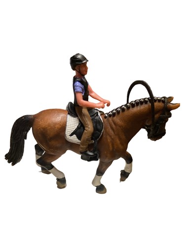 Schleich reiterin mit pferd - reiterin,