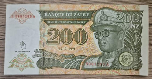 Zaire kongo congo 200 nouveaux - kongo,