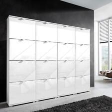 XXL Schuhschrank 64 Paar in Hochglanz Schuhkommode Schuhkipper Flurschrank Diele