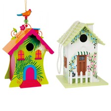 Buntes design vogelhaus - buntes,
