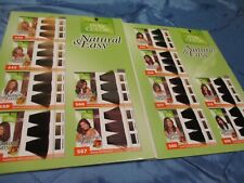 Schwarzkopf Werbung , Haar - Farbkarte , Haarfarbe  Natural Easy  , ovp.  19-09