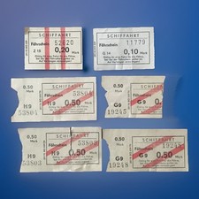 6 Schiffahrt Fährscheine