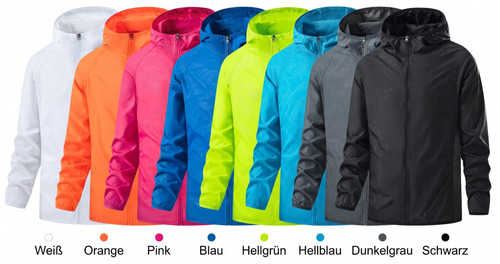 Unisex-Regenjacke
