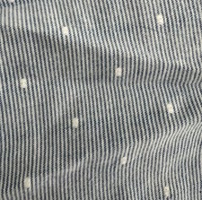 Bluse Blau mit weißen Punkten XL