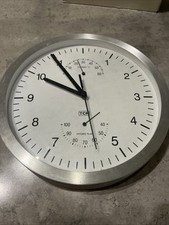 TCM Wanduhr mit Thermometer 