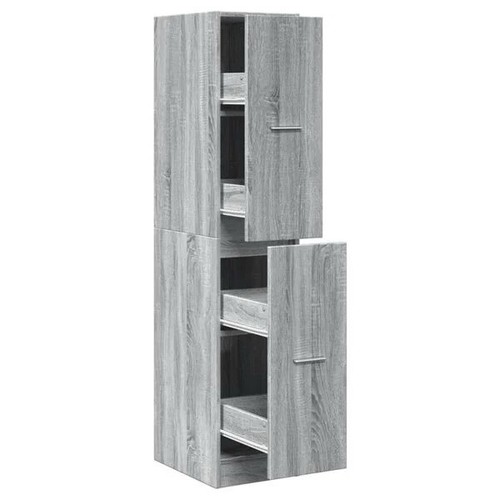 Apothekerschrank grau sonoma - apothekerschrank,
