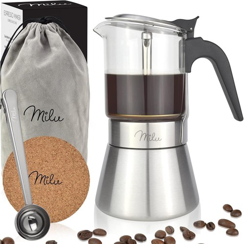 Milu espressokocher edelstahl - milu,